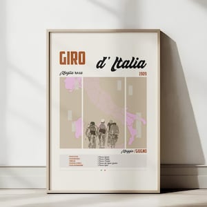Giro d&#39;Italia poster, Giro d&#39;Italia poster, cyclist gift, cycling print, Van der Poel, Pogacar, Van Aert, Tour de France, Vuelta a España