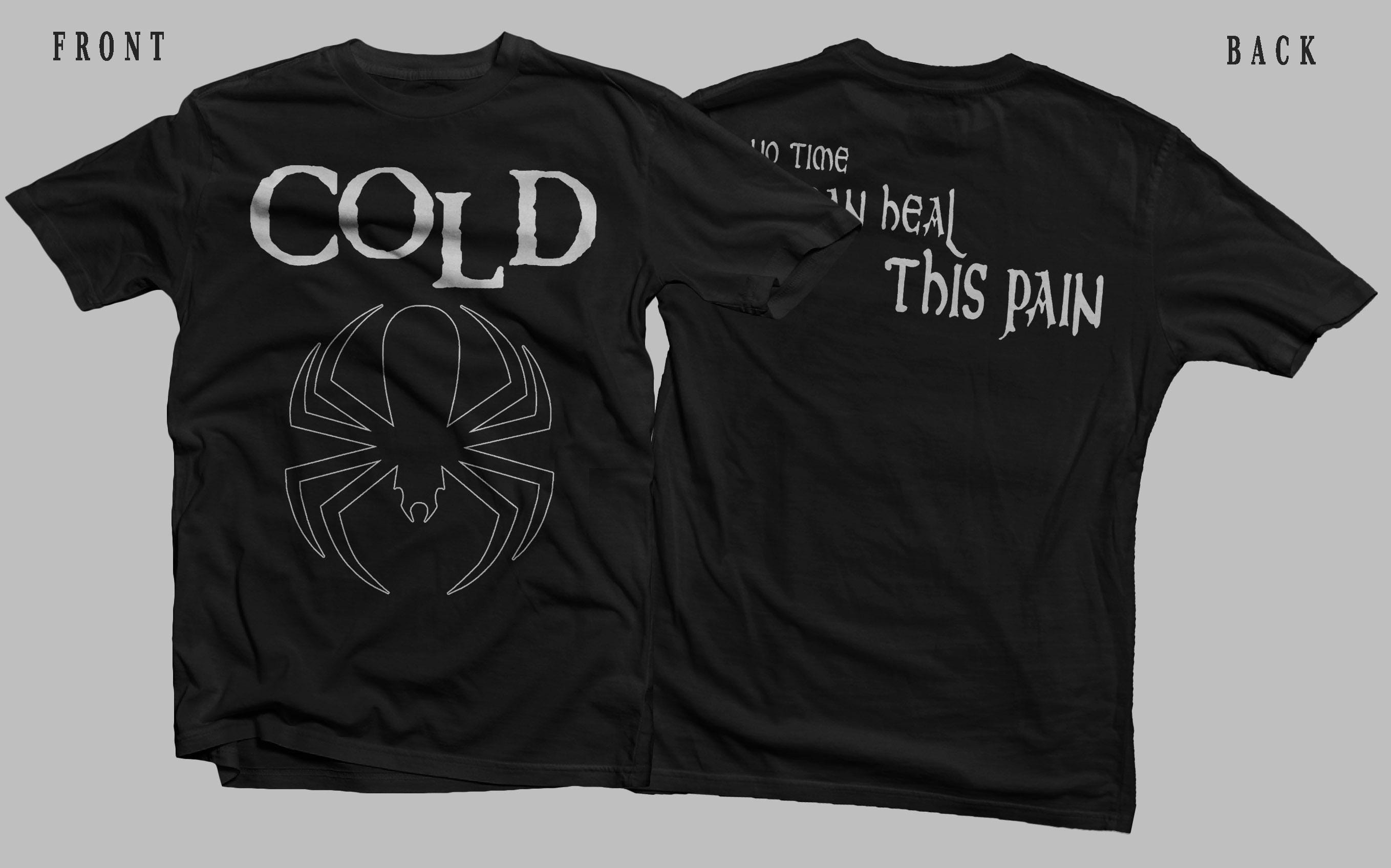 D2Dデリバリー - 新しいD T GプリントTシャツ -COLD -No Time Can Heel 