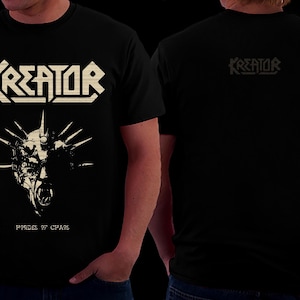 D D P Svcs. - New D T G printed T-shirt - KREATOR - Hordes of Chaos-  size- S,M,L,XL,2-3-4-5-6-7XL