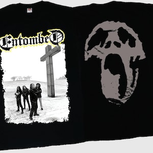 D2D Delivery - New D T G printed T-shirt -ENTOMBED -size- S,M,L,XL,2-3-4-5-6-7XL