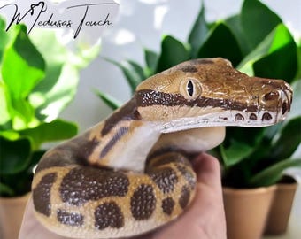 Python custom snake statue for outdoors or indoors