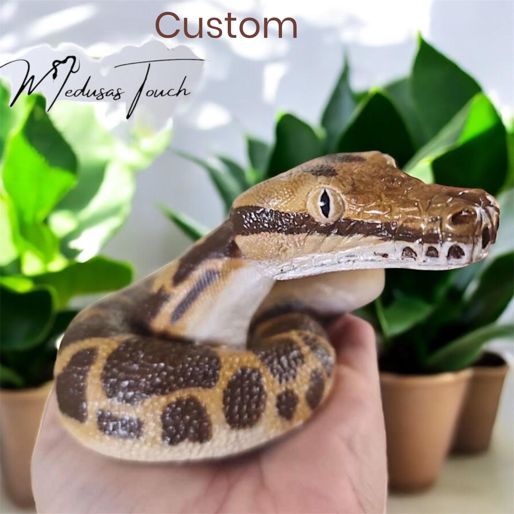 Scultura Serpente In Cemento Radchester - Ornamento Da Giardino Outdoor - Grigio 2.4 Kg - Foto 4