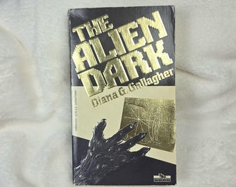 Autographed First Printing of Diana G. Gallagher’s Very First Published Work "The Alien Dark"