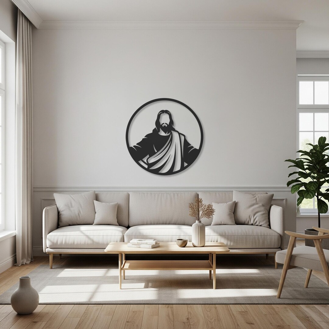 Religous Design Panel Design Jesus Metal Wall Art, Christian Religious Decor, Sacred Jesus Christ ...