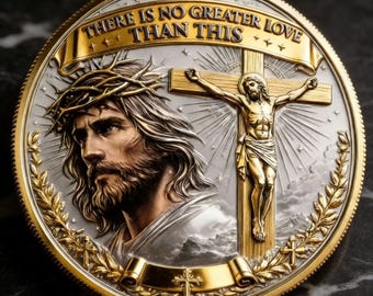 Moneta commemorativa della Resurrezione, Croce di Gesù Cristo, Ricordo della fede cristiana