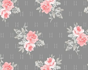 colette pink and grey floral