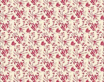 Desert Sway by Dandelion Fabric & Co 22WI-DS03 Wildflower Silhouette Burgundy