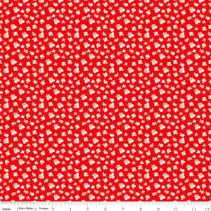You & Me by Sandy Gervais for Riley Blake - C15404 Tossed Floral Red