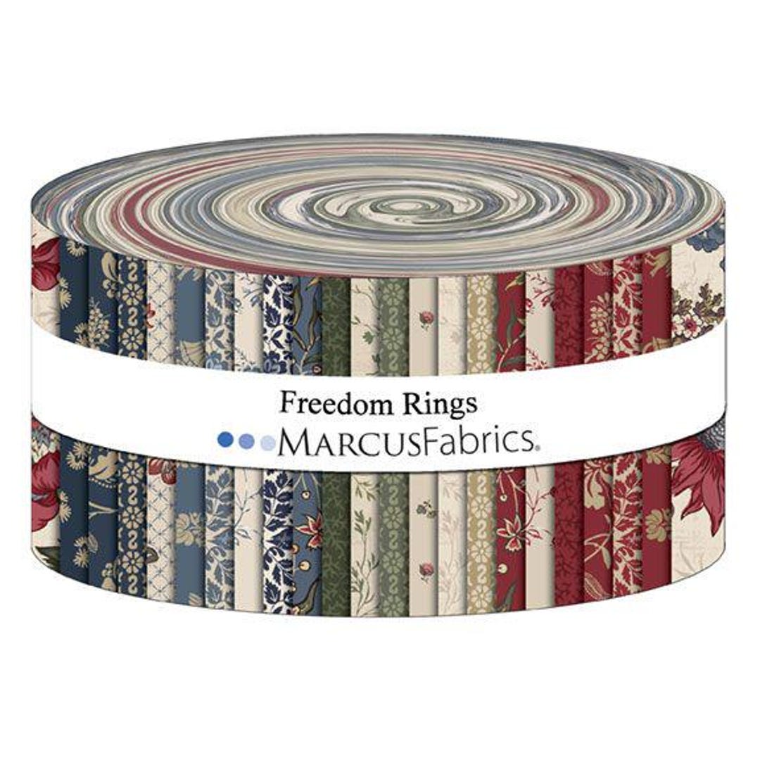 Freedom Rings by Smithsonian Institution for Marcus Brothers Fabric ...