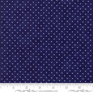 Essential Dots  - Moda - 6654 39 Liberty Blue ~ By the half yard ~