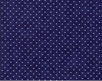 Essential Dots  - Moda - 6654 39 Liberty Blue ~ By the half yard ~