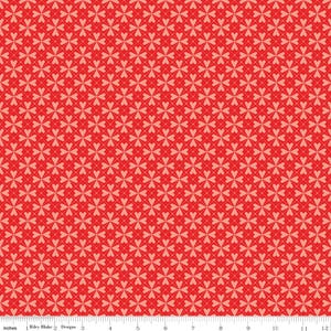 You & Me by Sandy Gervais for Riley Blake - C15405 Hearts Grid Red