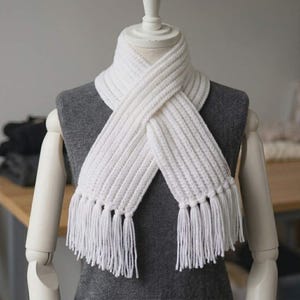 Patrón de ganchillo para bufanda con abertura / descarga digital instantánea en PDF