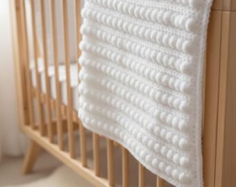 Dream clouds pram blanket crochet pattern pdf digital download