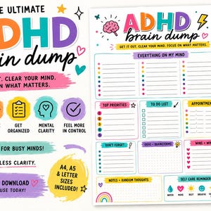 ADHD Brain Dump (printbare versie)