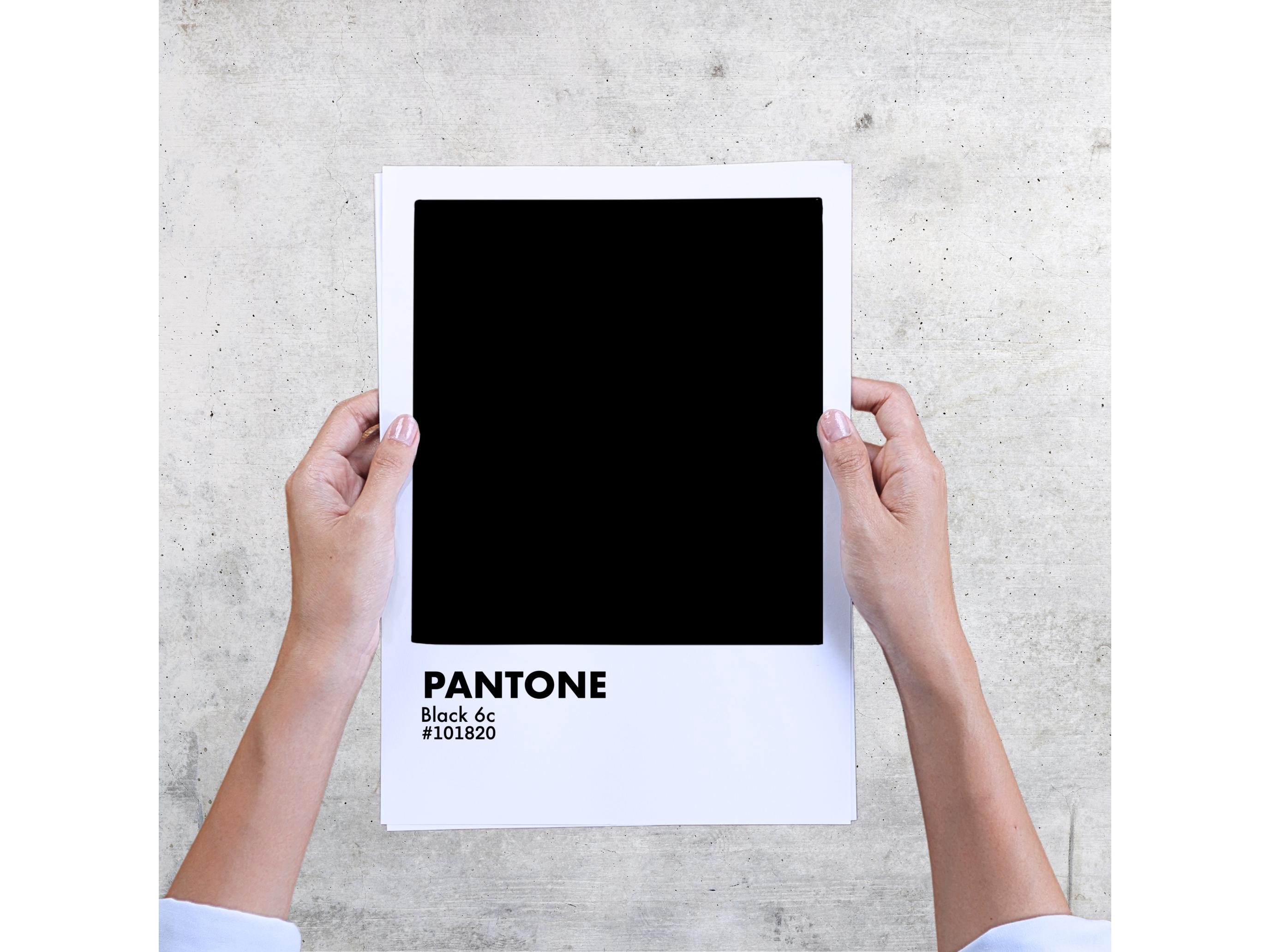 Art Print - Pantone Black - Etsy
