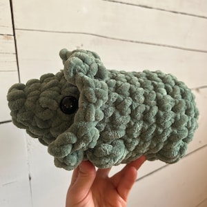 Crochet Triceratops