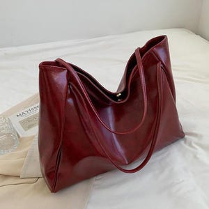 Tragetasche aus echtem Leder für Damen, Vintage, weiche Umhängetasche mit großem Fassungsvermögen, Handtasche für Arbeit, Reisen