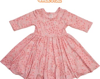 Pink Floral Dress