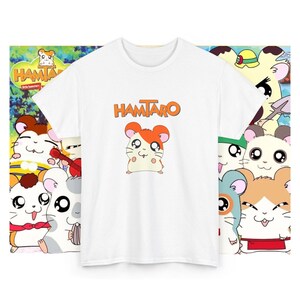 Camiseta Hamtaro Friends, regalo de fan de Hamtaro, camisa de anime retro, Hamtaro de dibujos animados, camiseta nostálgica de los años 90, idea de regalo de Hamtaro, ropa unisex Hamtaro