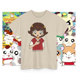 Camiseta Hamtaro Friends, regalo de fan de Hamtaro, camisa de anime retro, Hamtaro de dibujos animados, camiseta nostálgica de los años 90, idea de regalo de Hamtaro, ropa unisex Hamtaro