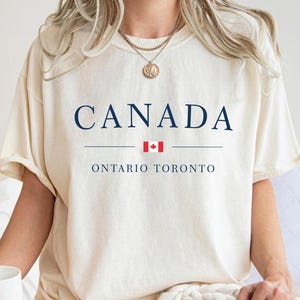 Comfort Colors® Canadian Shirt, Canada Flag Shirts, Canada Gifts, Canada Vacation Shirt, Gift for Her, Canadian Roots Heritage Gift T-Shirt