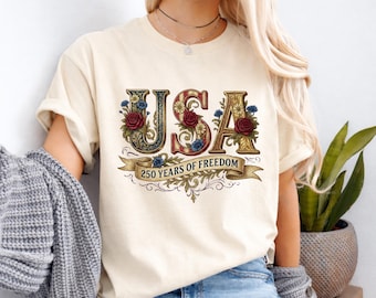 250th Anniversary Unisex T-Shirt, Patriotic American History, Revolutionary War