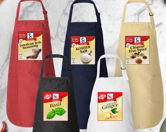 Spice Girl Group Costume Apron: Halloween Condiment Matching Aprons