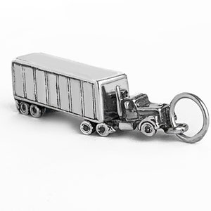 Beweglicher Traktor Anhänger aus Sterlingsilber