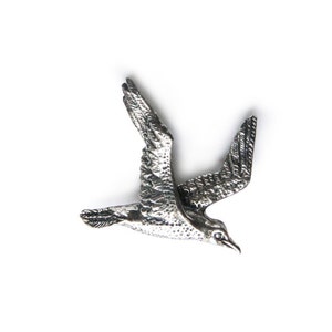 Seagull Sterling Silver Pendant, Sterling Silver Seagull Pendant, Seagull Jewelry, Beach Jewelry, Seagull Charm