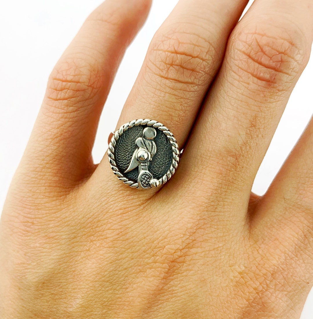 Anello Largo Spinner Grigio Argento BRASS Workshop 24an27 - Foto 8