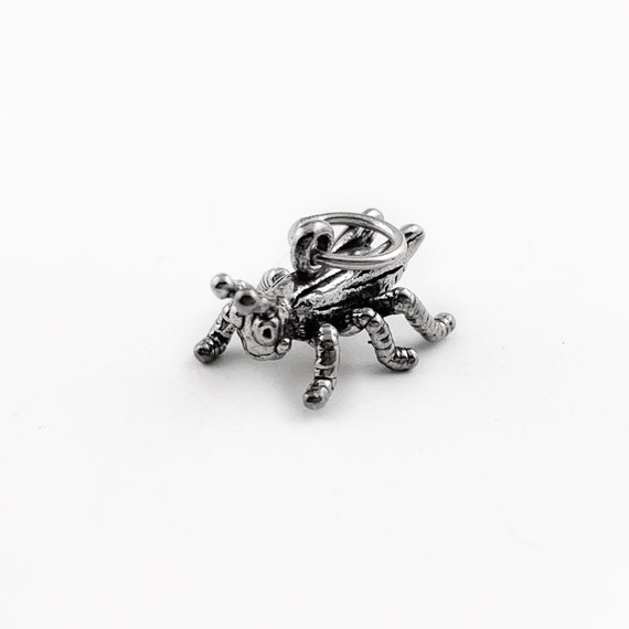 Firefly Charm in Sterling Silver, Lightning Bug C… - image 1