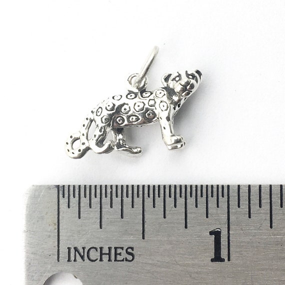 Leopard Sterling Silver Charm - image 5