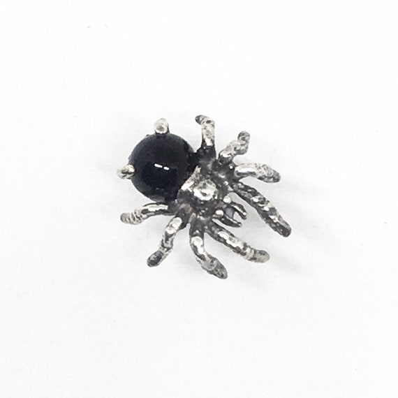 Spider Tie Tack, Gemstone Small Spider Pin, Spider Lapel Pin, Sterling Silver Pin, Scatter Pin - Etsy Spider Tie Tack, Gemstone Small Spider Pin, Spider Lapel Pin, Sterling Silver Pin, Scatter Pin - Etsy