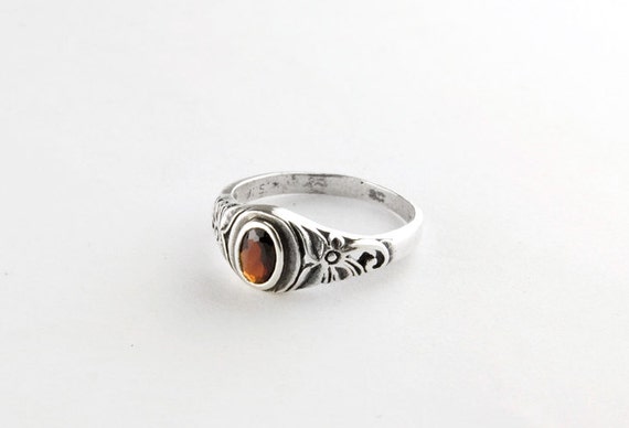 Red garnet sterling silver ring sale