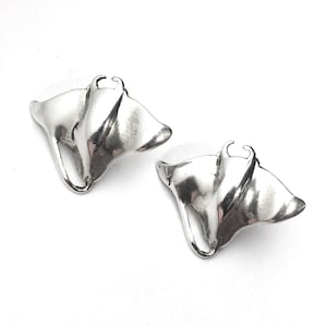 Orecchini Manta Ray in Argento