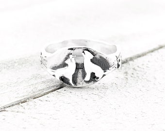 Howl at the Moon Sterling Silver Ring