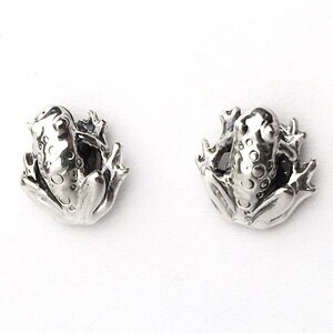Lilla grodan örhängen i sterlingsilver