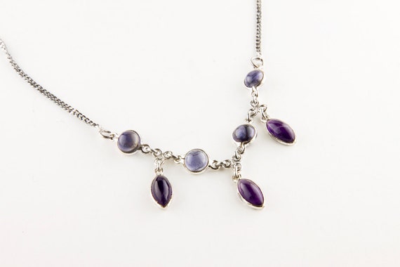 Purple Majesty Amethyst and Iolite Necklace - image 2