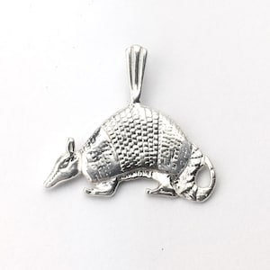 Armadillo Sterling Silber Charm