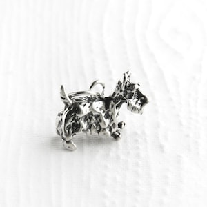 Scottish Terrier Sterling Silver Charm