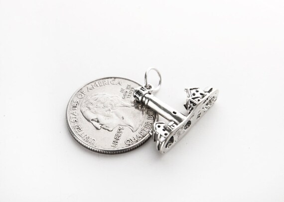 Light House Village Sterling Silver Charm View 2
