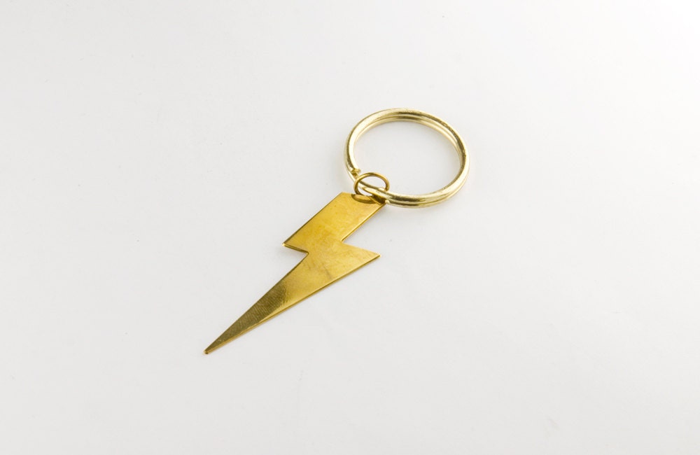 Lightning Bolt Key Chain - Etsy Lightning Bolt Key Chain - Etsy