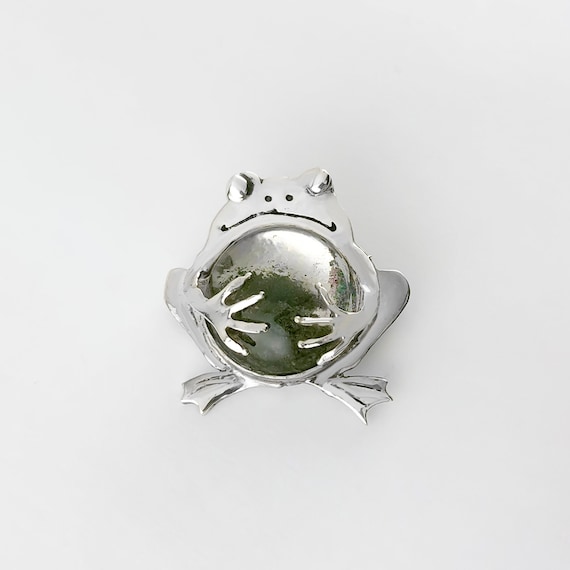 Kawaii Frog Loves Volleyball Frog Pin | Redbubble