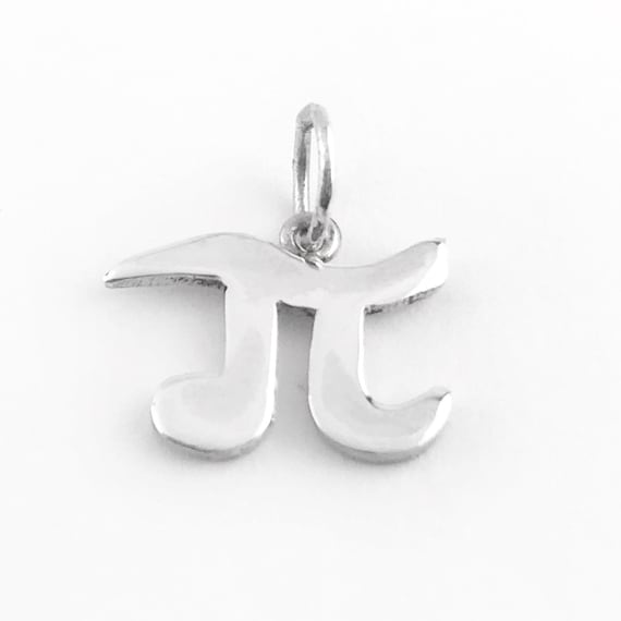 Breloque Alphabet Grec Pi En Argent Sterling .925 - Marque Maldon Jewellery - Neuf Avec étiquettes