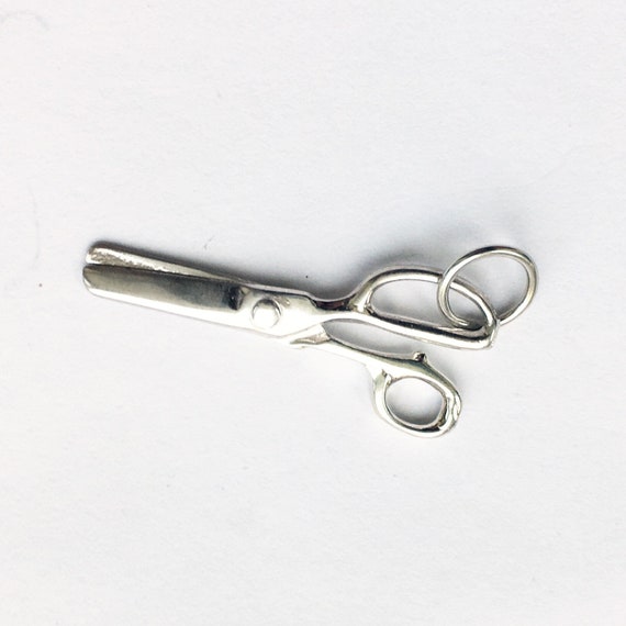 Miniature Sterling Silver Scissors Charm: Moving … - image 5