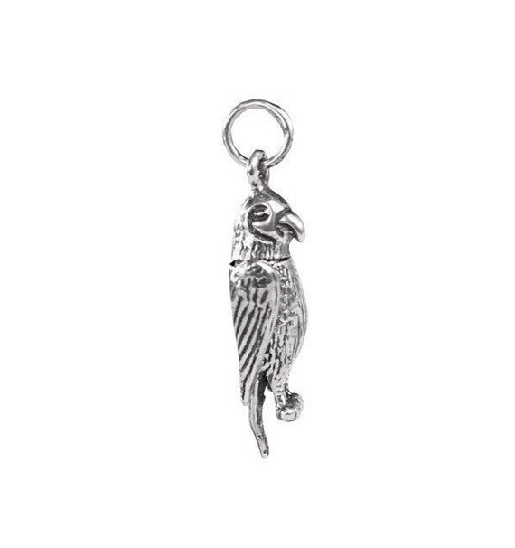 Movable Falcon Bird Vintage Sterling Silver Charm