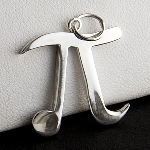 3.14 Pi Sterling Silver Charm image 1