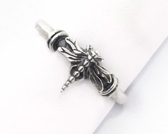 Dragonfly Sterling Silver Ring