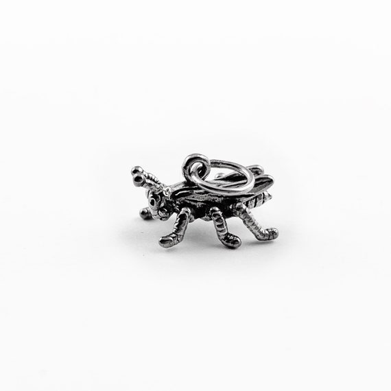 Firefly Charm in Sterling Silver, Lightning Bug C… - image 3